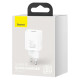 Мережевий зарядний пристрій Baseus Super Si quick charger IC 30W EU White