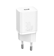 Мережевий зарядний пристрій Baseus Super Si quick charger IC 30W EU White