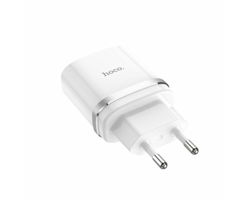 Мережевий зарядний пристрій HOCO C12Q Smart QC3.0 charger 18W White