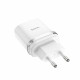 Мережевий зарядний пристрій HOCO C12Q Smart QC3.0 charger 18W White