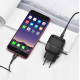 Мережевий зарядний пристрій HOCO C77A Highway dual port charger set(Micro) Black