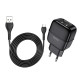 Мережевий зарядний пристрій HOCO C77A Highway dual port charger set(Micro) Black