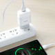 Мережевий зарядний пристрій HOCO C72A Glorious single port charger set(Type-C) White