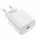 Мережевий зарядний пристрій HOCO C76A Plus Speed source PD20W charger White