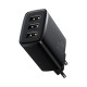 Мережевий зарядний пристрій Baseus Compact Charger 3U 17W EU Black