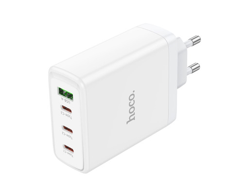 Мережевий зарядний пристрій HOCO N31 Leader PD100W four-port(3C1A) fast charger White