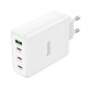 Мережевий зарядний пристрій HOCO N31 Leader PD100W four-port(3C1A) fast charger White