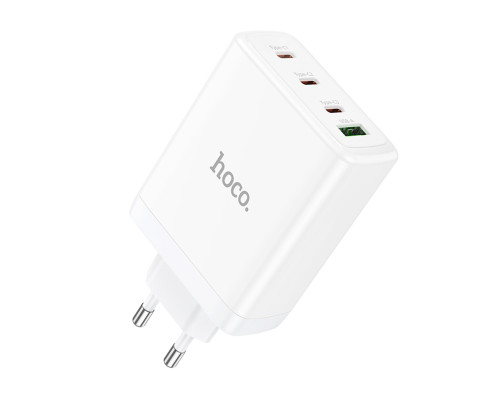 Мережевий зарядний пристрій HOCO N31 Leader PD100W four-port(3C1A) fast charger White