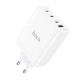 Мережевий зарядний пристрій HOCO N31 Leader PD100W four-port(3C1A) fast charger White