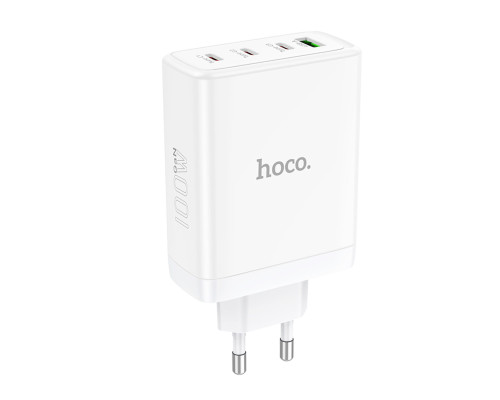 Мережевий зарядний пристрій HOCO N31 Leader PD100W four-port(3C1A) fast charger White