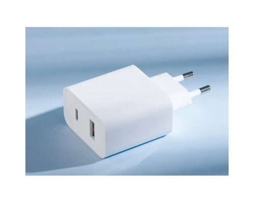 Мережевий зарядний пристрій Xiaomi Mi 33W Wall Charger (Type-A+Type-C) EU White