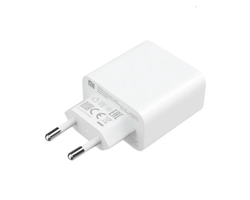 Мережевий зарядний пристрій Xiaomi Mi 33W Wall Charger (Type-A+Type-C) EU White