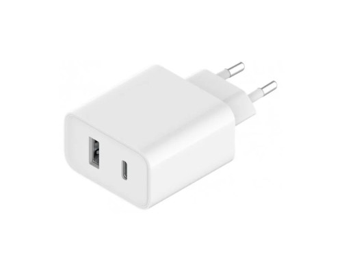 Мережевий зарядний пристрій Xiaomi Mi 33W Wall Charger (Type-A+Type-C) EU White