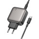 Мережевий зарядний пристрій BOROFONE BAS57A Absolute PD67W(3C1A) charger set(C to C)(EU) Black