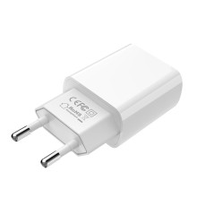 Мережевий зарядний пристрій BOROFONE BA20A Sharp single port charger White