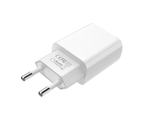 Мережевий зарядний пристрій BOROFONE BA20A Sharp single port charger White