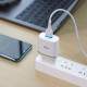 Мережевий зарядний пристрій HOCO C12Q Smart QC3.0 charger set(Type-C) 18W White