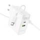 Мережевий зарядний пристрій BOROFONE BN11 Imperial PD100W three-port(2C1A) charger set(Type-C to Type-C) White