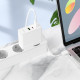 Мережевий зарядний пристрій BOROFONE BN11 Imperial PD100W three-port(2C1A) charger set(Type-C to Type-C) White