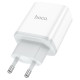 Мережевий зарядний пристрій HOCO C105A Stage dual port PD20W+QC3.0 charger White