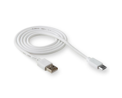 Мережевий зарядний пристрій (адаптер) 2в1 WALKER WH-27 2USB / 2.1A + Data Cabel USB to Micro white