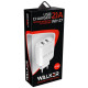 Мережевий зарядний пристрій (адаптер) 2в1 WALKER WH-27 2USB / 2.1A + Data Cabel USB to Micro white