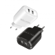 Мережевий зарядний пристрій (адаптер) 2в1 WALKER WH-27 2USB / 2.1A + Data Cabel USB to Micro white