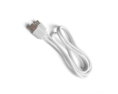 Мережевий зарядний пристрій (адаптер) 2в1 WALKER WH-27 2USB / 2.1A + Data Cabel USB to Type-C white