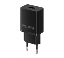 Мережевий зарядний пристрій (адаптер) WALKER WH-26 1USB / 2.1A black