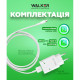 Мережевий зарядний пристрій (адаптер) WALKER WH-26 1USB / 2.4A white TPS-2710000252894 2710000252894