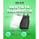 Мережевий зарядний пристрій (адаптер) WALKER WH-26 1USB / 2.4A white TPS-2710000252894 2710000252894