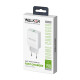 Мережевий зарядний пристрій (адаптер) 2в1 WALKER WH-35 1USB / QC3.0 / 3A / 15W + Data Cabel USB to Lightning white