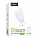 Мережевий зарядний пристрій (адаптер) 2в1 WALKER WH-64 PD_25W + Data Cable Type-C to Type-C white TPS-2710000331780 2710000331780