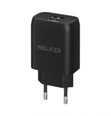 Мережевий зарядний пристрій (адаптер) WALKER WH-31 2USB / 2.1A black