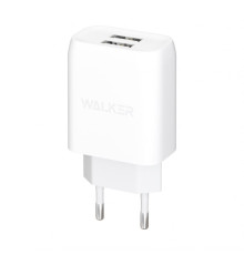 Мережевий зарядний пристрій (адаптер) WALKER WH-31 2USB / 2.1A white