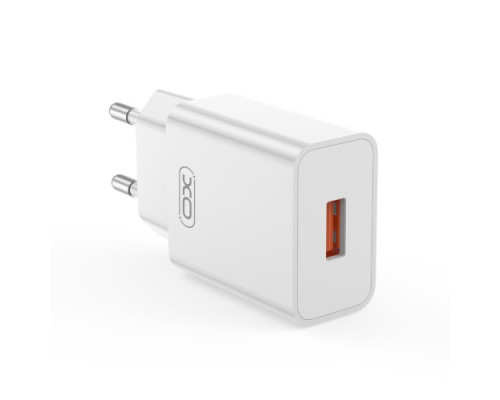 МЗП XO L127 USB-A QC18W Fast Charging Charger Білий дефект пакування mag-2000001582992139619