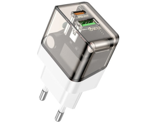 МЗП BOROFONE BA80A PD20W/QC3.0 transparent black mag-6941991105159138224