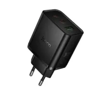МЗП HOCO N75 Grande 65W (2C1A) charger(EU) Black mag-6942007667784153104