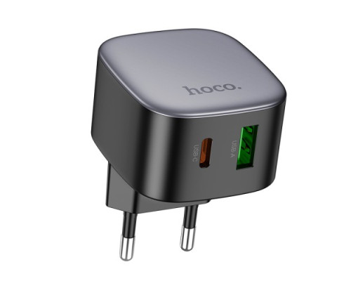 МЗП HOCO CS32A Rise PD20W+QC3.0 charger Black mag-6942007617451138644