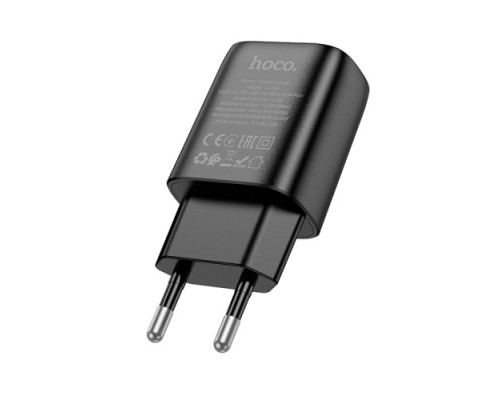 МЗП HOCO C134A Solid single port charger Black mag-6942007621298138122