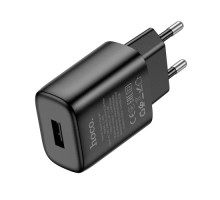 МЗП HOCO C134A Solid single port charger Black mag-6942007621298138122