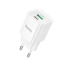 МЗП HOCO C147A Charm PD20W+QC3.0 charger White mag-6942007630276142746