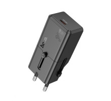 МЗП HOCO AC25 Mini single port PD30W universal travel charger Black mag-6942007632409131853
