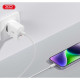 МЗП XO CE08 PD50W(2USB-C) Fast Charger Білий mag-692068084580419251