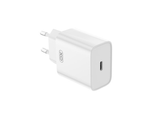 МЗП XO CE15 (EU) PD20W USB-C fast charging charger Білий mag-6920680846238137492