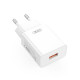 МЗП XO L127 USB-A QC18W Fast Charging Charger Білий mag-692068084692457243