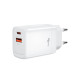 МЗП XO CE16 (EU) 45W gallium nitride fast charger(1USB-C 45W+1USB-A 22.5W) Білий mag-6920680849307140647