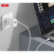 МЗП XO CE16 (EU) 45W gallium nitride fast charger(1USB-C 45W+1USB-A 22.5W) Білий mag-6920680849307140647