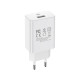 МЗП BOROFONE BA21A Long QC3.0 1USB/3A/18W білий mag-6931474702067137584