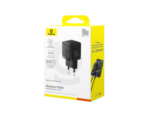МЗП Baseus Palm Type-C 30W Black P10111605113-00 mag-6932172672775129016